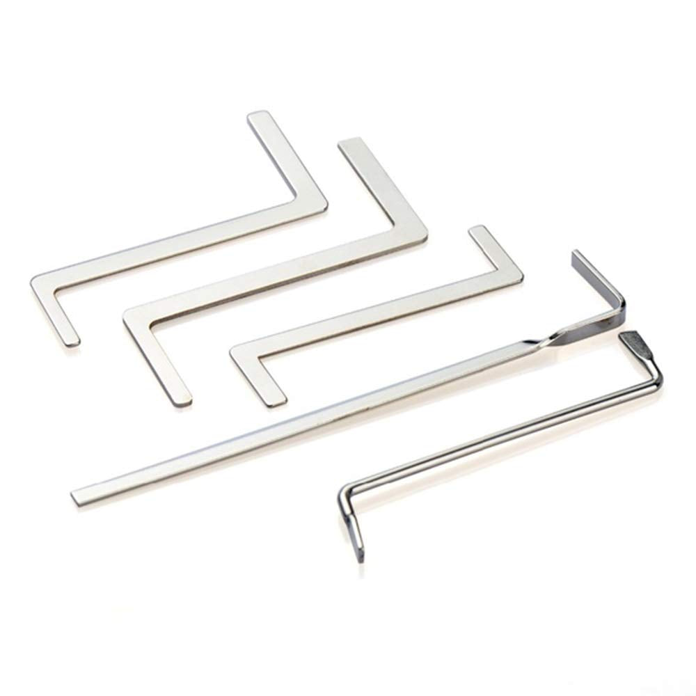 Door Lock Opener Tool Kit, Including A Lock Pick Gun, 10 Pieces Broken Key Extractor Kit and 5 Pieces Tension Wrenches for Pro Locksmith and Beginners