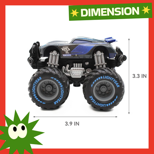 Monster Truck Disney Pixar Cars 1:55 Diecast Car Set Big Wheel Buggy Toy Car (Jackson Storm)