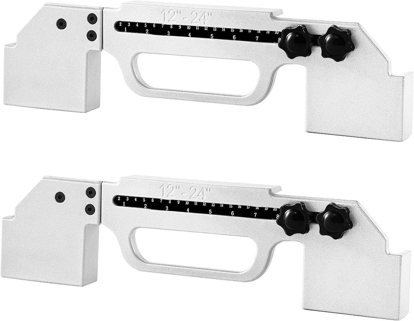 2Pack Portable Adjustable Framing Tools for 12-24 Inch On-Center, Stud Layout Tool, Stud Spacer Framing Tool, Precision Measurement Framing Spacing Tool for Framing Wall