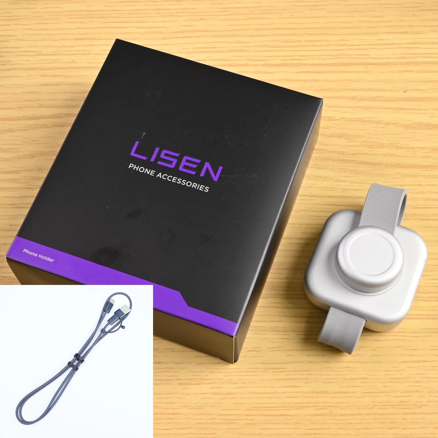3-in-1 Folding Wireless Charging Pad - Silver