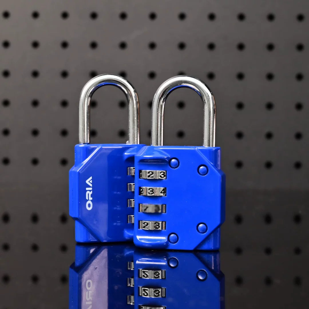 Combination Key Lock Box for Home and Rental Access - Combination Lock Blue
