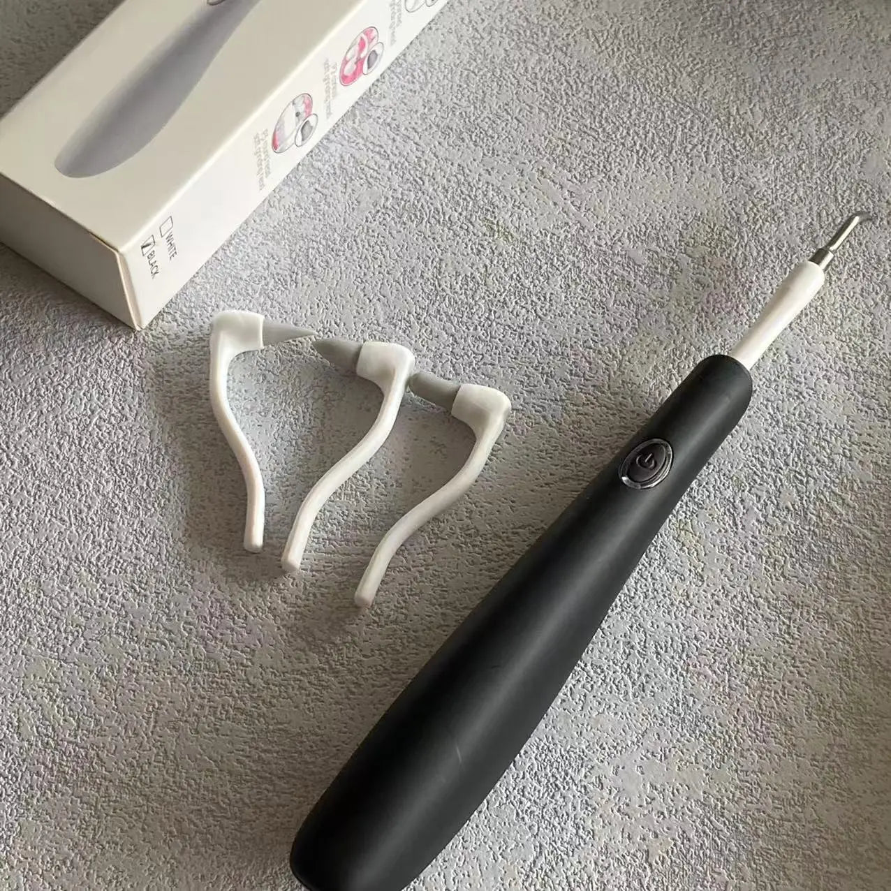 Sonic Vibration Dental Cleaner with Interchangeable Cleaning Heads