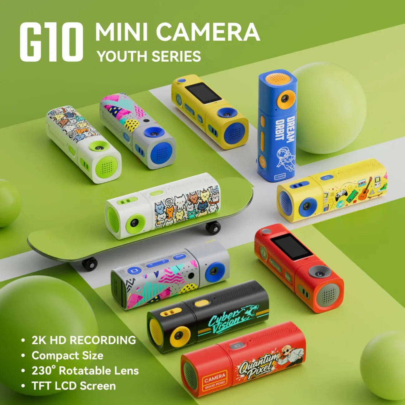 G10 Thumb-Size Pocket Sports Digital Camera
