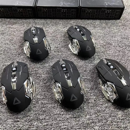 Rechargeable Silent Dual-Mode Wireless Bluetooth Mouse