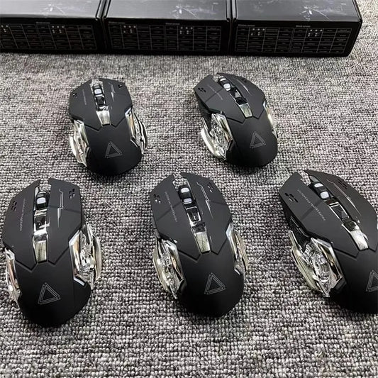Rechargeable Silent Dual-Mode Wireless Bluetooth Mouse