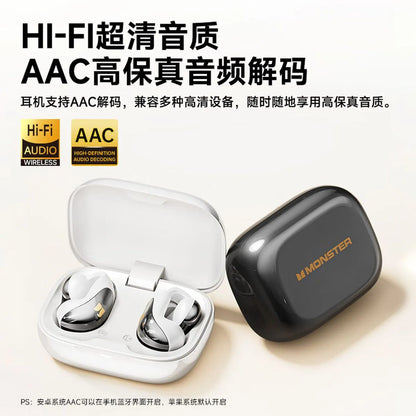 Monster MQT61 Open-Ear Clip True Wireless Earbuds