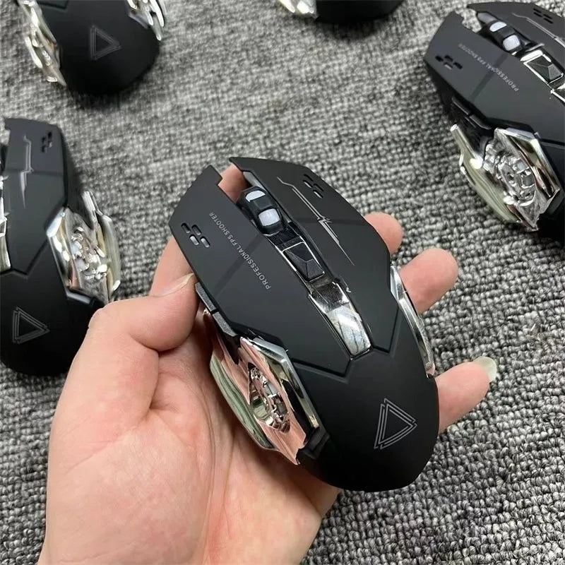 Rechargeable Silent Dual-Mode Wireless Bluetooth Mouse