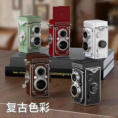 LK-019 Retro Twin-Lens Mini CCD Digital Camera