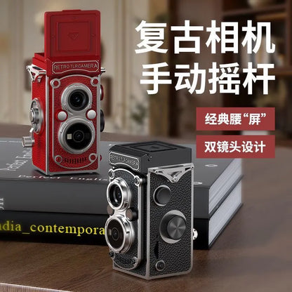 LK-019 Retro Twin-Lens Mini CCD Digital Camera
