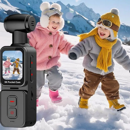 K28 5K Handheld Action Camera with Rotating Lens