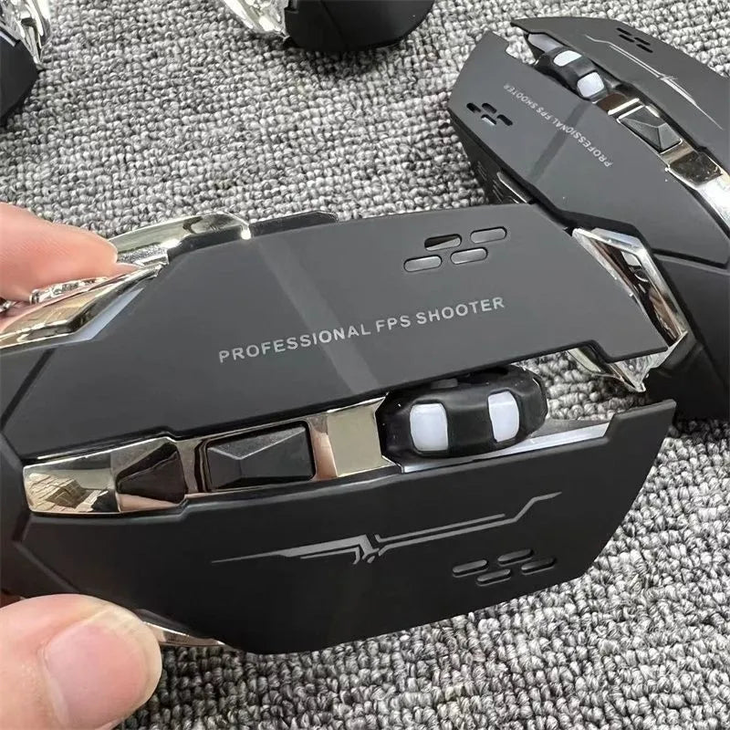 Rechargeable Silent Dual-Mode Wireless Bluetooth Mouse