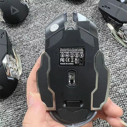 Rechargeable Silent Dual-Mode Wireless Bluetooth Mouse