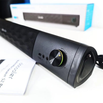 RGB Powered Desktop Soundbar Speaker for Computers