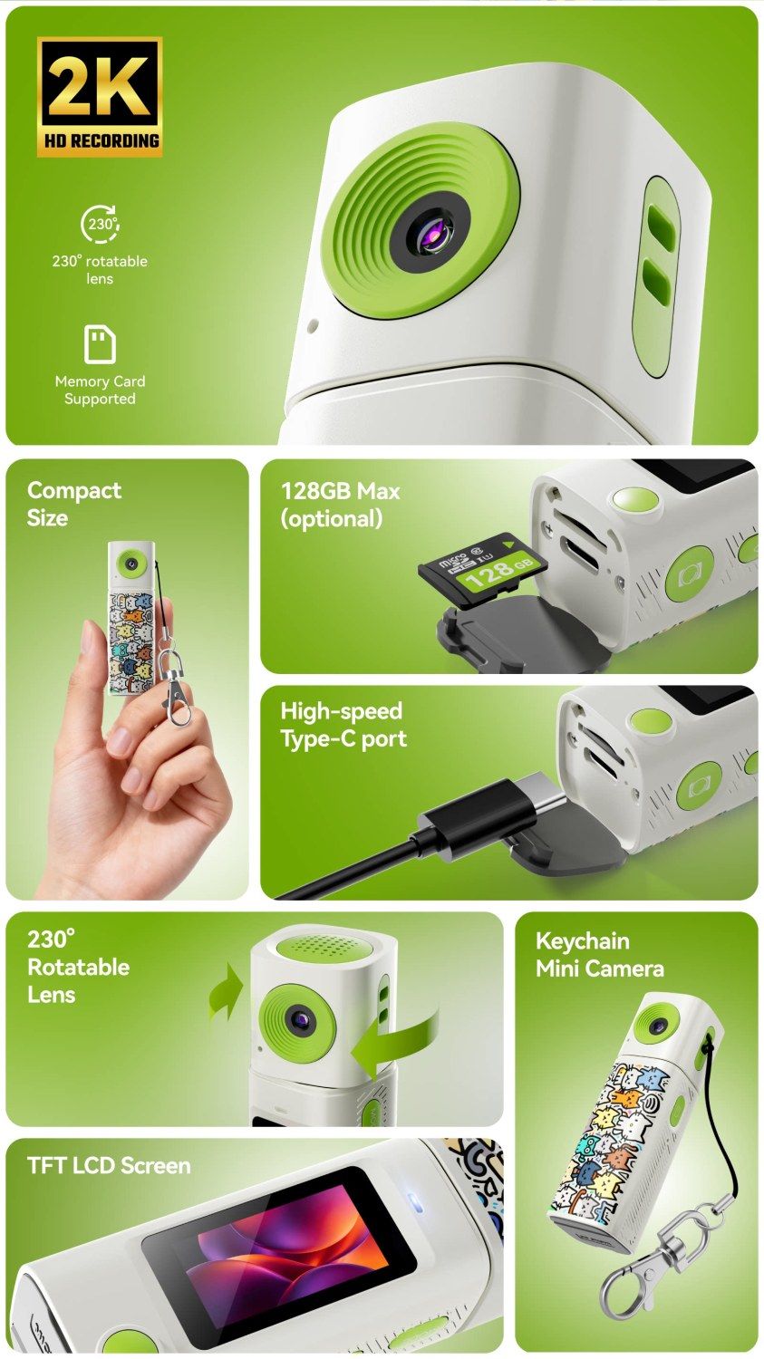 G10 Thumb-Size Pocket Sports Digital Camera