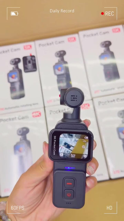 K28 5K Handheld Action Camera with Rotating Lens