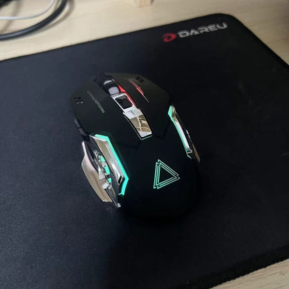 Rechargeable Silent Dual-Mode Wireless Bluetooth Mouse