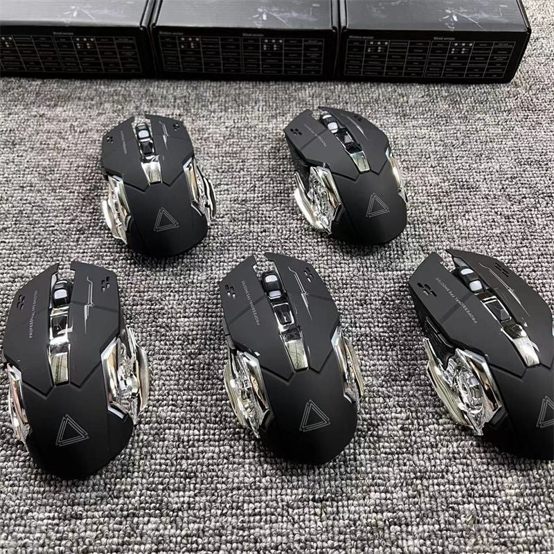 Rechargeable Silent Dual-Mode Wireless Bluetooth Mouse