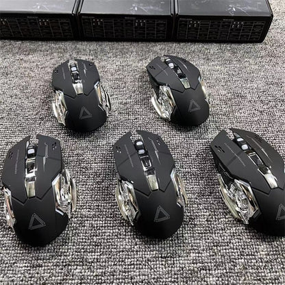 Rechargeable Silent Dual-Mode Wireless Bluetooth Mouse