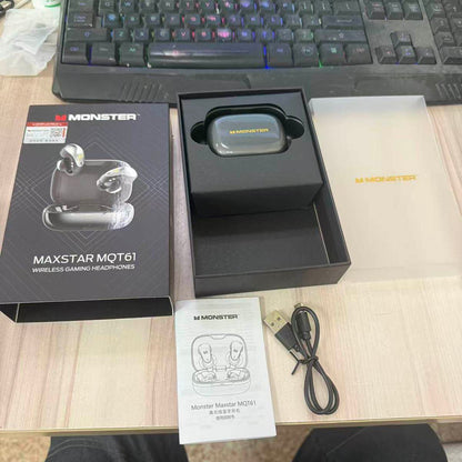 Monster MQT61 Open-Ear Clip True Wireless Earbuds