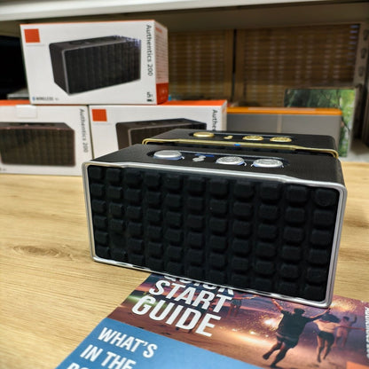 JBI Portable Bluetooth Speaker with USB, TF Card, FM and Tone Controls