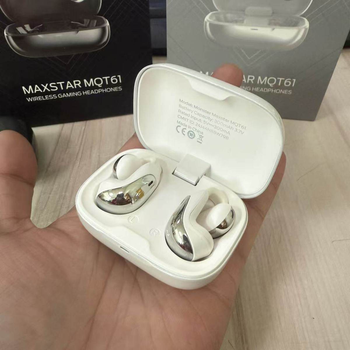 Monster MQT61 Open-Ear Clip True Wireless Earbuds