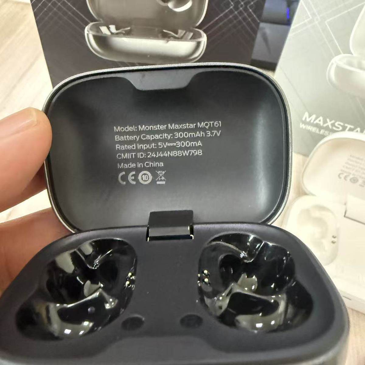 Monster MQT61 Open-Ear Clip True Wireless Earbuds