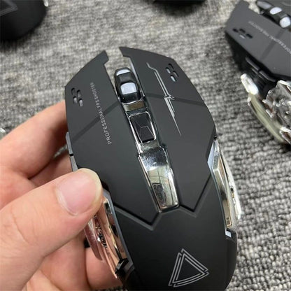 Rechargeable Silent Dual-Mode Wireless Bluetooth Mouse
