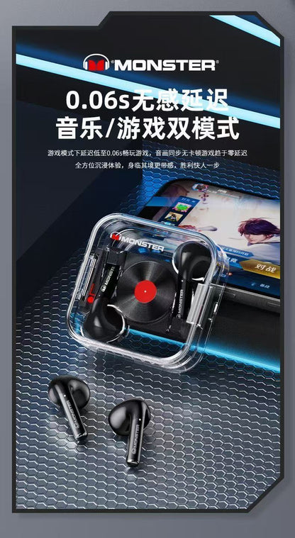 Monster MQT61 Open-Ear Clip True Wireless Earbuds