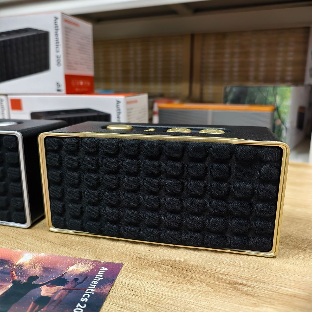 JBI Portable Bluetooth Speaker with USB, TF Card, FM and Tone Controls