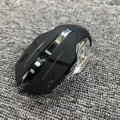 Rechargeable Silent Dual-Mode Wireless Bluetooth Mouse
