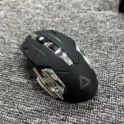 Rechargeable Silent Dual-Mode Wireless Bluetooth Mouse
