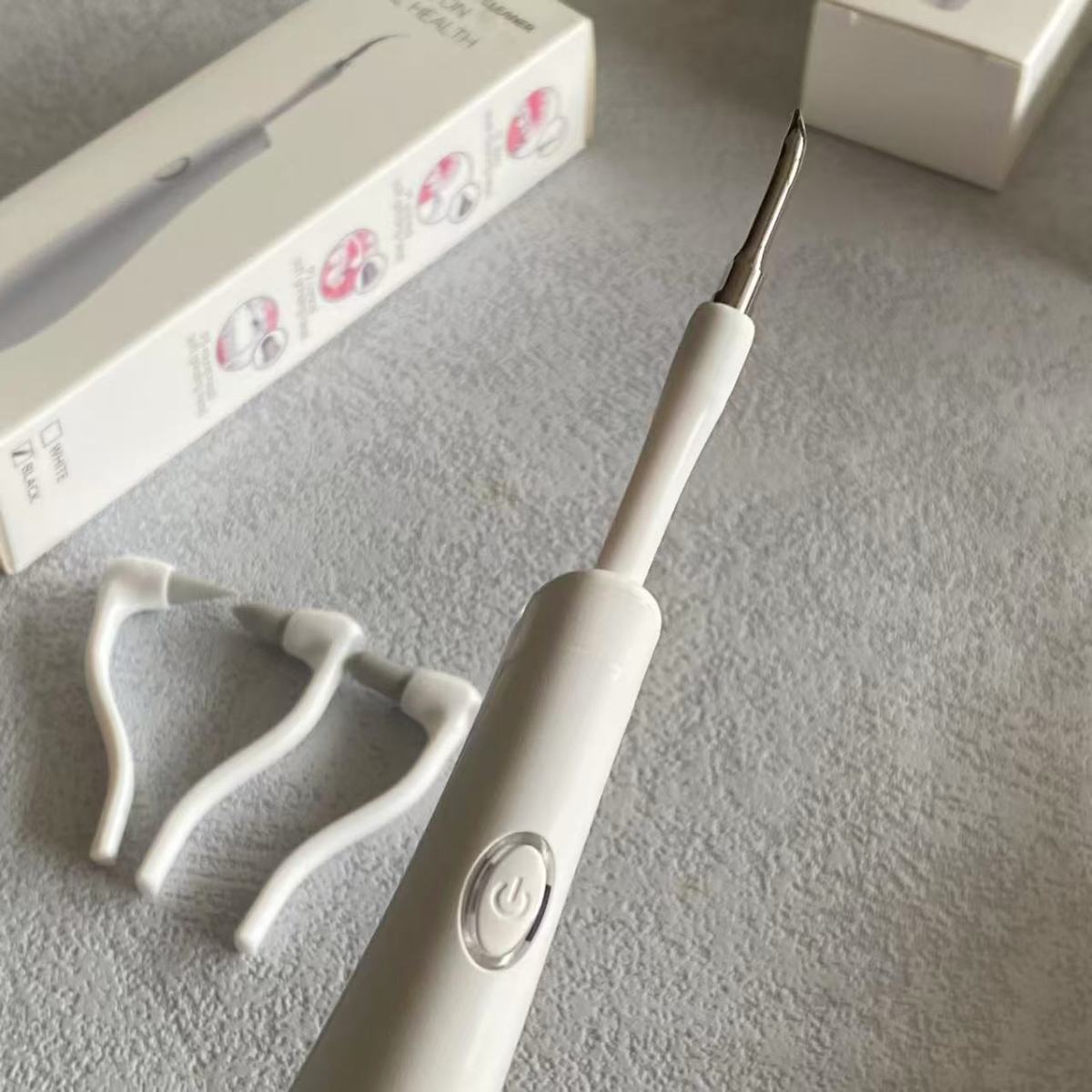 Sonic Vibration Dental Cleaner with Interchangeable Cleaning Heads