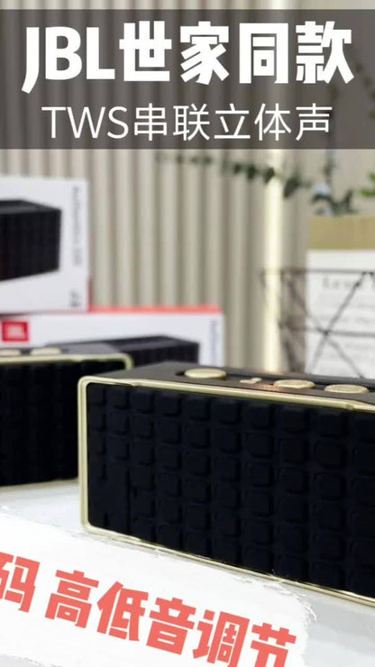 JBI Portable Bluetooth Speaker with USB, TF Card, FM and Tone Controls
