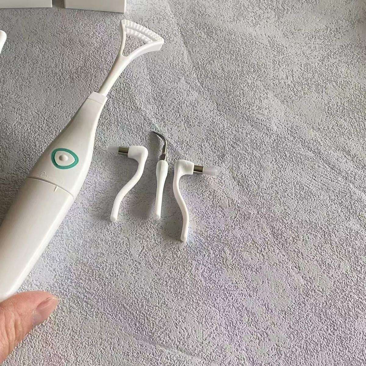 Sonic Vibration Dental Cleaner with Interchangeable Cleaning Heads