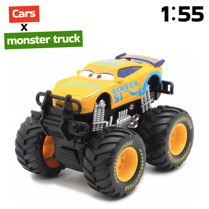 Monster Truck Disney Pixar Cars 1:55 Diecast Car Set Big Wheel Buggy Toy Car (Cruz Ramirez)