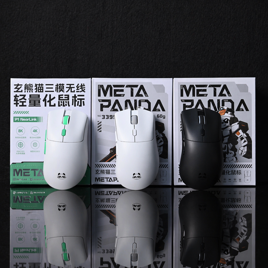 Wireless Gaming Mouse - 4K Bluetooth/Wired Triple Mode - PAW3395 Sensor - Ergonomic Design