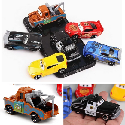 12pcs Disney Pixar Cars 3 Diecast Models Metal Mini Racers Toys Set Birthday Party Gifts Toy - Lightning McQueen & More Fridends