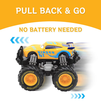 Monster Truck Disney Pixar Cars 1:55 Diecast Car Set Big Wheel Buggy Toy Car (Cruz Ramirez)