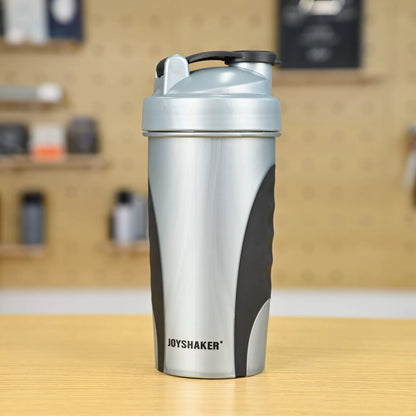 BOTTLED JOY Protein Shaker Bottle - 0.7L Sports Fitness Mixing Cup