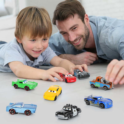 Set of 8 Diecast Cars Toy - Disney Pixar Cars 1:55 Scale Diecast Metal Car Models Racing Mini Vehicles Toys