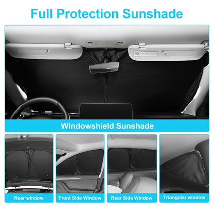 8-Piece Model Y Sunshade Kit | Privacy Shades for 2019-2024 Model Y