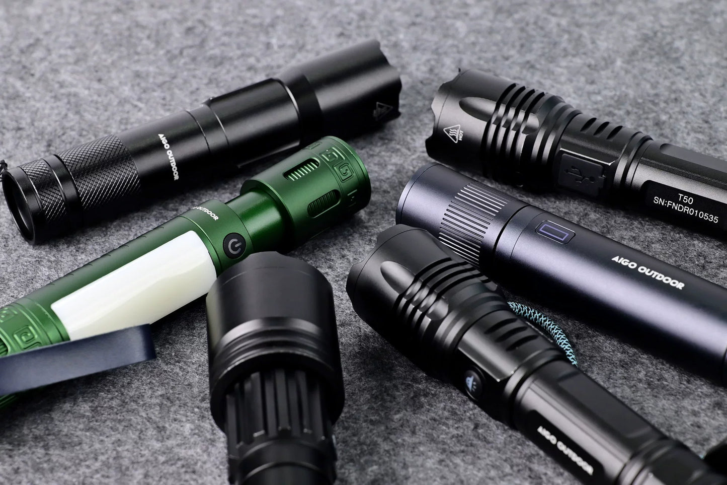 AIGO OUTDOOR tactical flashlight