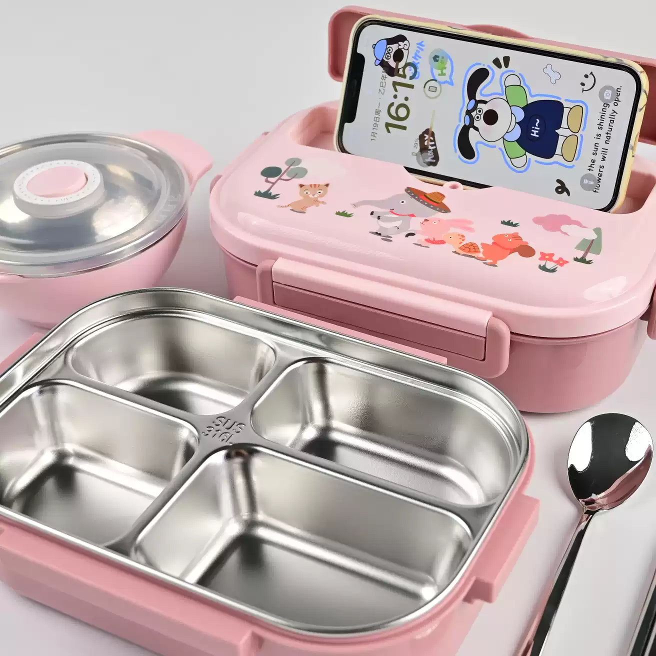 Maxcook 316 Stainless Steel Bento Lunch Box
