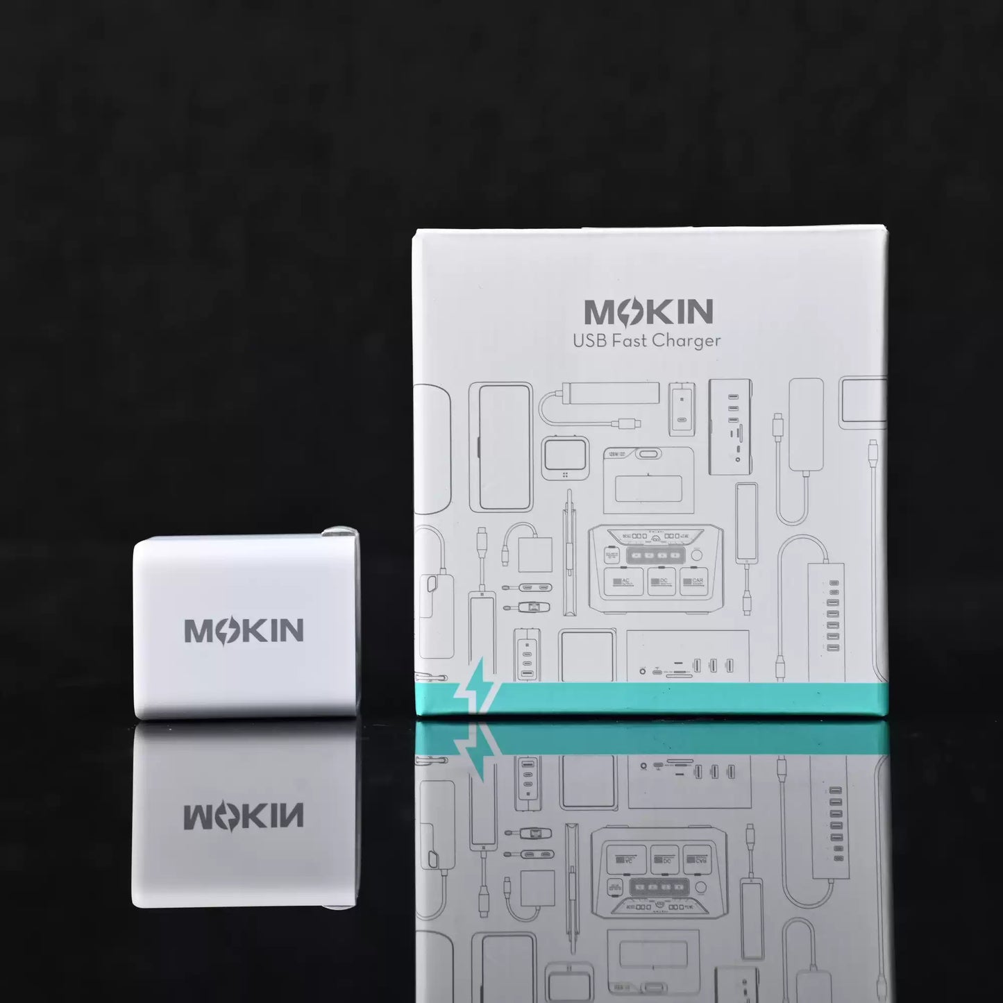 Moxin 33W GaN Dual Port Fast Charger