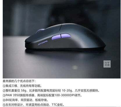 ANTGAMER AGM535R Tri-Mode Gaming Mouse 8K