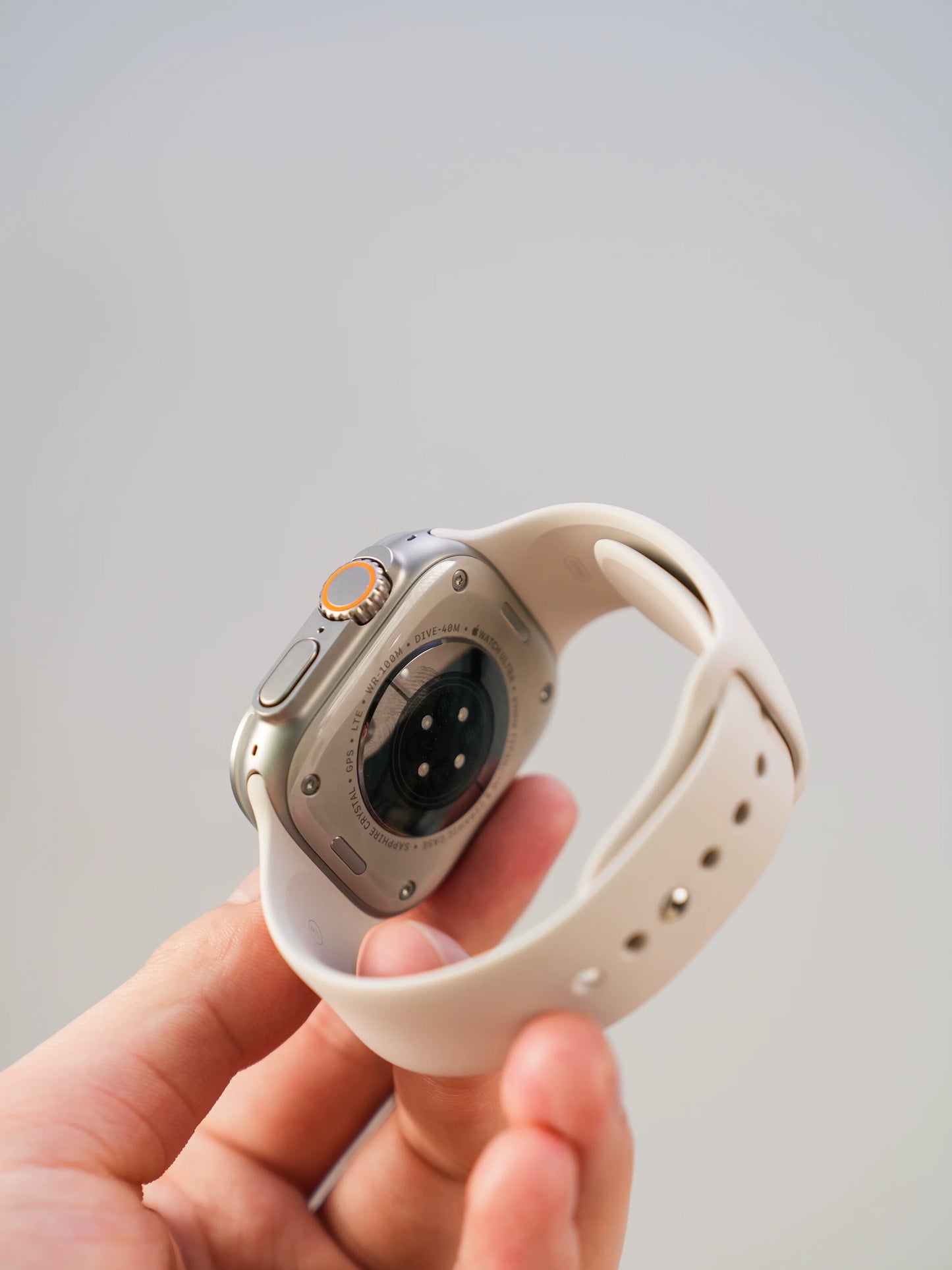 Apple Watch Silicone Band Starlight Color