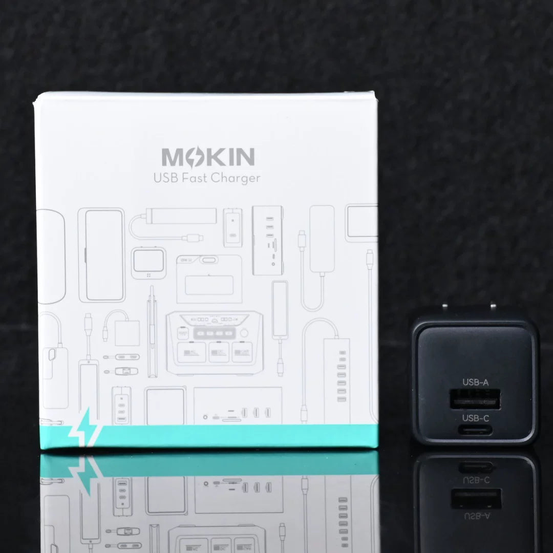 Moxin 33W GaN Dual Port Fast Charger