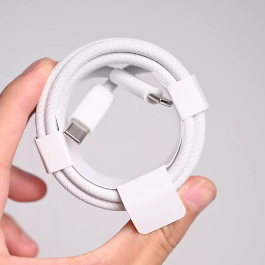 240W Braided USB-C to USB-C Cable — PD 3.1 EPR Fast Charge Cable for Apple iPad MacBook Huawei Xiaomi