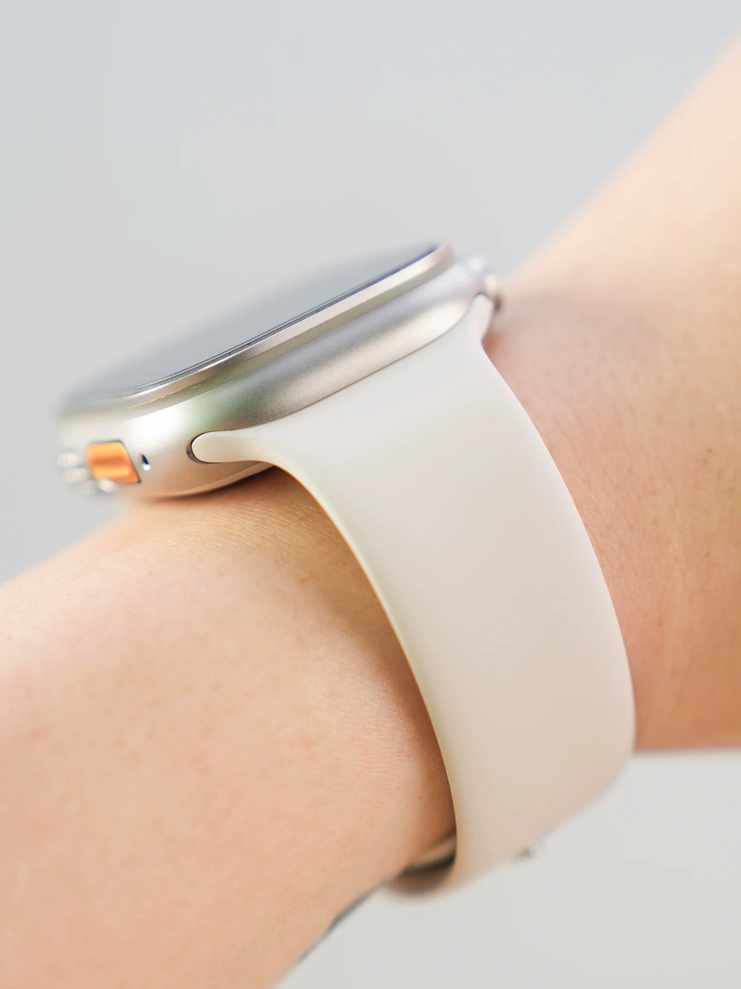 Apple Watch Silicone Band Starlight Color