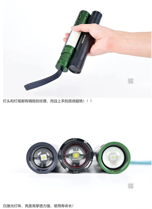 AIGO Multifunction Flashlight Emergency Light Seat